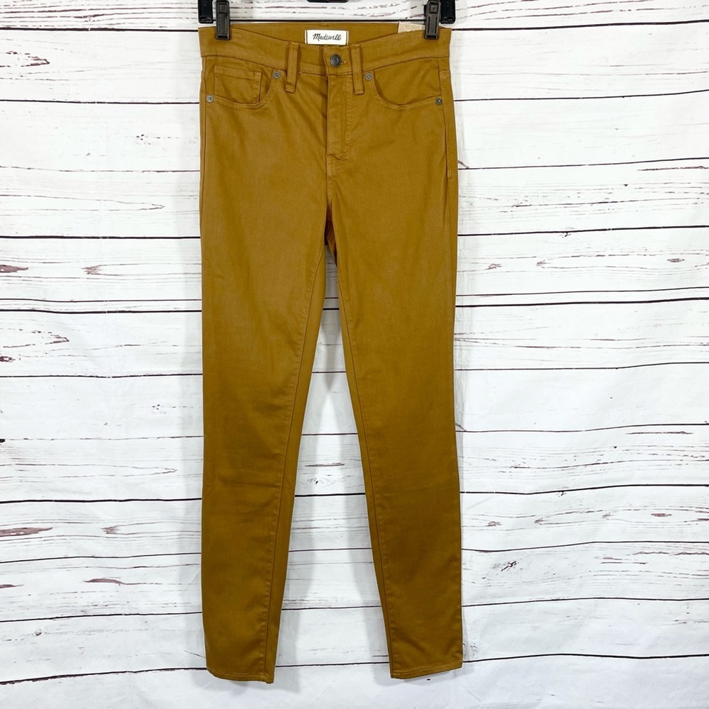 Madewell 9” High-Rise Skinny Jeans Brown Size 26